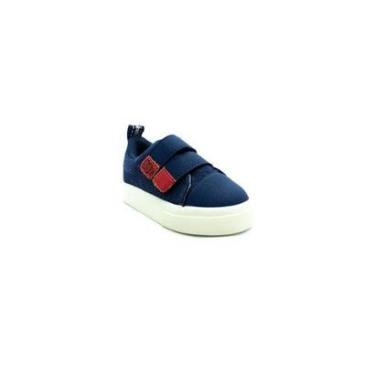 Imagem de Tênis Infantil Menino Bugazoo 6006.60036t - Azul Marinho / Vermelho-Masculino