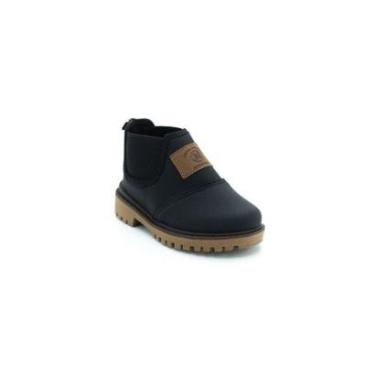 Imagem de Bota Infantil Menino Molekinho 2144.221 - Preto / Marrom-Masculino