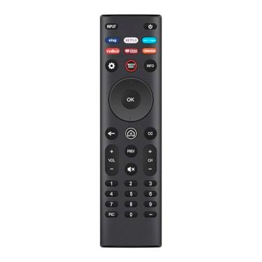 Imagem de XRT140V6 XRT140-V6 XRT140 V6 Novo controle remoto substituído para Vizio Smart TV E65U-D3 E70-D3 E70-E3 E70-F3 E70U-D3 E75-E16 E75-E3 E75-F1 E75-F1 E775-F2 EE 80-E3 E80-F3 M55-E0 M55-F0 M60-D1 M657-G0