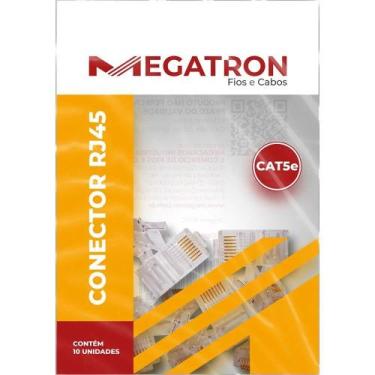 Imagem de Conector RJ45 Megatron Macho 8x8 Cat5E - 10 Unidades - 900 - 900 - no-