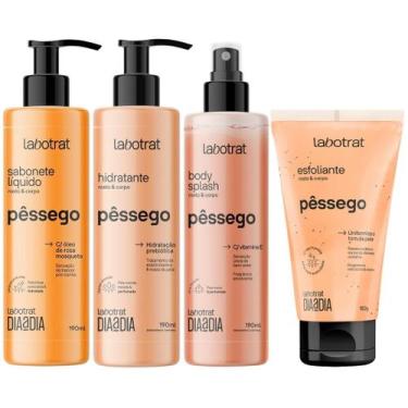 Imagem de Kit Banho Premium Labotrat Pêssego Completo 4 Produtos C/ Body Splash 