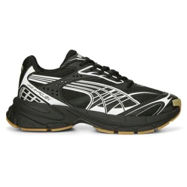 Imagem de PUMA Tênis masculino Velophasis Phased cadarço casual - cinza, Preto, 40