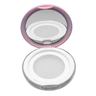 Imagem de DYNWAVE Recipiente de Pó Vazio de 0,1 Oz Recipientes de Maquiagem ética com E Peneira de Elástica de Pó para Maquiagem, cor de rosa