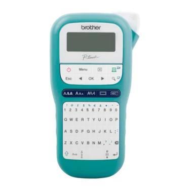 Imagem de Rotulador Etiquetadora Brother Eletrônico Portátil Pt-h110tb Cor:azul.