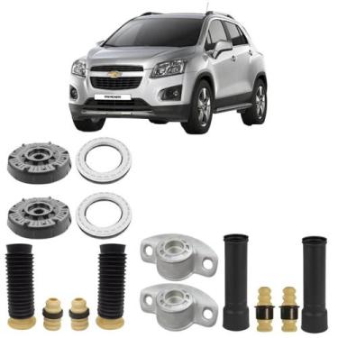 Imagem de Kit Coxim Batente Amortecedor Dianteiro Traseiro Tracker 14/ - Solupe 