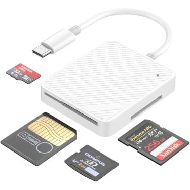 Imagem de Leitor de cartão micro SD para iPhone iPad, [certificado MFi] Adaptador de cartão TF USB C de alta velocidade para micro SD para iPhone, leitor de cartão de memória de câmera com micro SD para iPhone