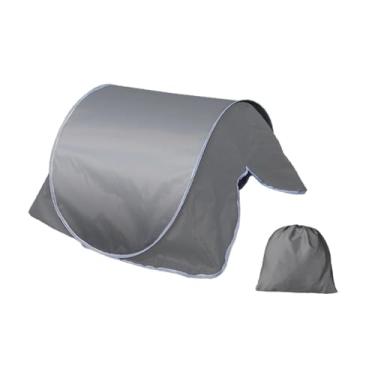 Imagem de Aymzbd Mini Abrigo de Praia, Toldo Instantâneo com Zíper E Bolso para Telefone, Guarda-sol, Barraca de Sombra Automática para Pesca, Cinza
