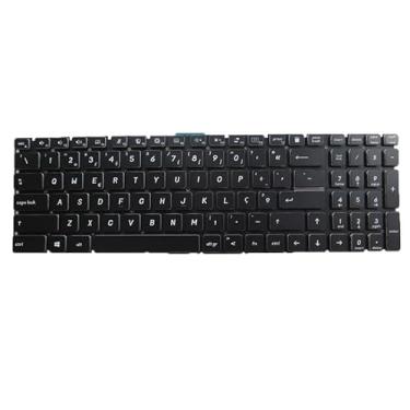 Imagem de Teclado colorido retroiluminado para laptop para MSI V143422GK6 PO S1N-3EPT2E2-SA0 S1N3EPT2E2SA0 Portugal PO Preto Sem Moldura