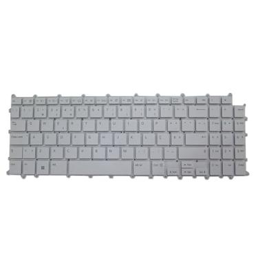 Imagem de Teclado retroiluminado para laptop para LG 15Z90R 15Z90R-P 15Z90R-P.ADS9U1 15Z90R-GA56K 15Z90R-GA76K 15Z90R-GA7CK Portugal PO Branco Sem moldura Novo
