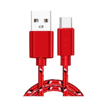 Imagem de Cabo USB Tipo C De Carregamento Rápido 2.4A Para Xiaomi Huawei Samsung