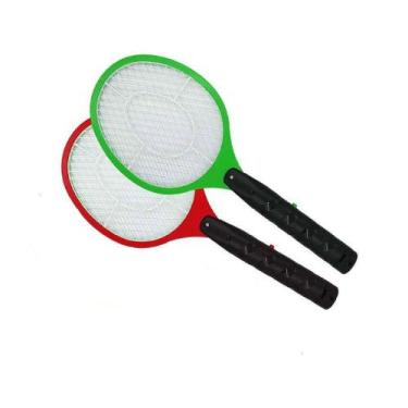 Imagem de Raquete Elétrica Mata Mosca Mosquito Pernilongo Bivolt - 123 Útil