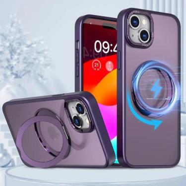 Imagem de Capa Capinha Anti Impacto Anel Magsafe Compativel Com iPhone 15 Plus -