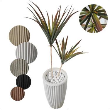 Imagem de Palmeira Yucca Planta Artificial com Vaso Decoração - Flor de Mentirin