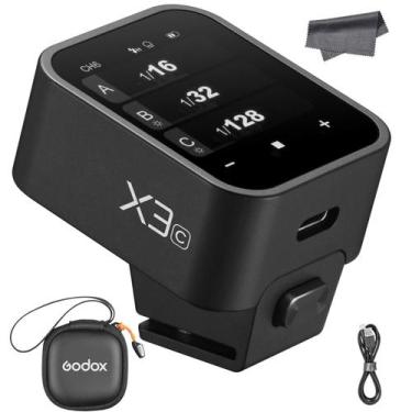 Imagem de Flash Trigger GODOX X3 X3C X3-C para Canon com tela sensível ao toque 