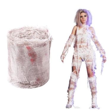 Imagem de Halloween Mummy Bandage Wrap Bloody Gauze 20m Preboun
