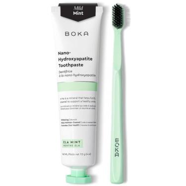 Imagem de Pasta de Dentes Boka Nano Hidroxiapatita Sem Flúor - Ela Mint 120ml