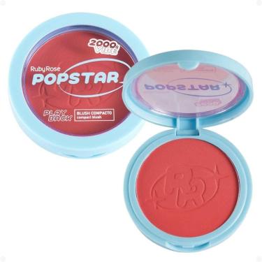 Imagem de Blush Compacto Ruby Rose Popstar Play Back Diva HB-M08-2