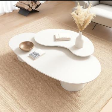 Imagem de Mesa de Centro Madeira Organica (Branco)