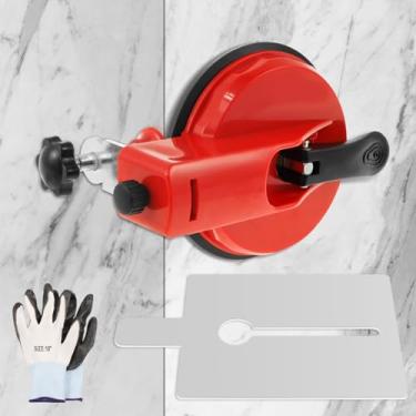 Imagem de Ferramentas de instalação de azulejos, emenda de nivelamento de mármore com ventosa para cantos de placas, ferramentas de aperto de azulejos de cerâmica, nivelador de azulejo de parede sólida ventosa