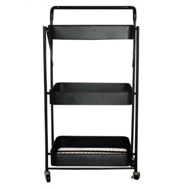 Imagem de Carrinho Multiuso Com 3 Prateleiras   Fruteira / Organizador