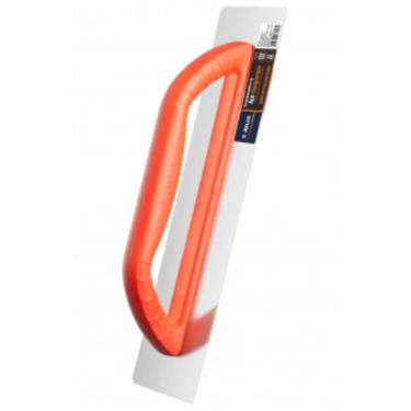 Imagem de Desempenadeira Lisa De Aço Temperado Com Cabo De Poliuretano 12x45cm - At475 - Pincéis Atlas