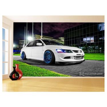 Imagem de Papel De Parede 3D Carro Mitsubishi Lancer Evo 3,5M Car300
