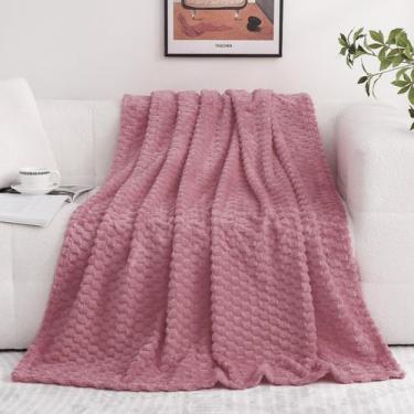 Imagem de Cobertor Puncuntex Dusty Pink Fuzzy Flannel Fleece 50x150cm