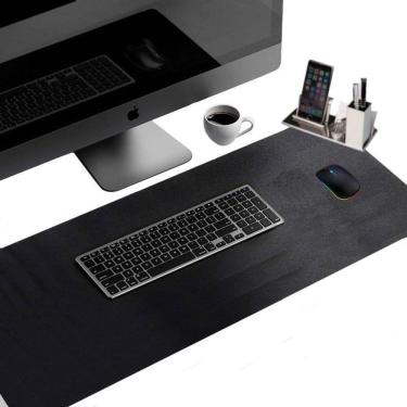 Imagem de Mousepad De Couro Para Trabalho Mesa 70X30 Antiderrapante