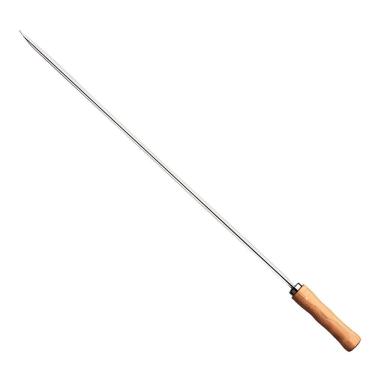 Imagem de Espeto Simples Churrasco 55Cm Tramontina Inox Cabo Madeira