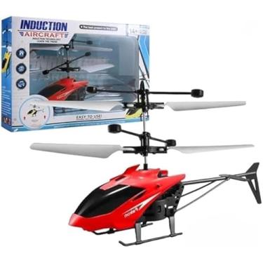 Imagem de Avião Helicóptero Drone Recarregável Usb Sensor De Mão, Brinquedo Infantil.