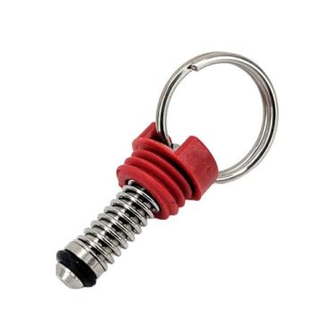 Imagem de Nova válvula de alívio de pressão para tampa de barril Cornelius Ball-Lock de aço inoxidável, válvula de segurança, equipamento de autoinfusão, válvula redutora de pressão para infusão(RED-35psi)