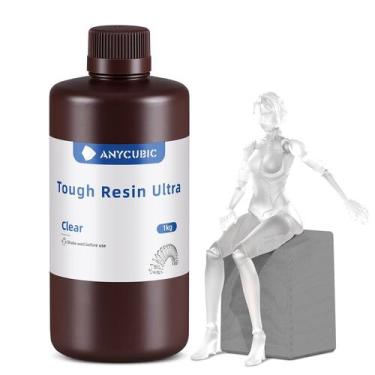 Imagem de Resina de impressora 3D ANYCUBIC Ultra Tough 1 kg transparente
