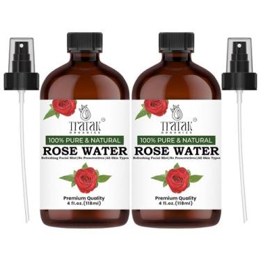 Imagem de Spray para pele facial Tratak Organics 118 ml (4 fl oz) de água de ros