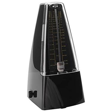 Imagem de SPYMINNPOO Balanço do Pêndulo da Capa Protetora Clássica Universal do Metrônomo, Ferramenta Musical Sincronismo Movimento ABS para Músicos (Preto)