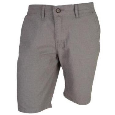 Imagem de Bermuda Sarja Masculina Ogochi Essencial Color Cáqui - 00351-Masculino