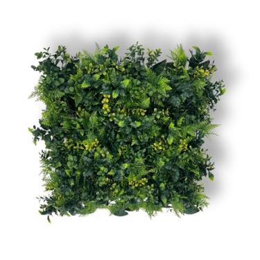 Imagem de XBrand Parede de cerca viva de vegetação artificial de 50,8 cm, externa e interna