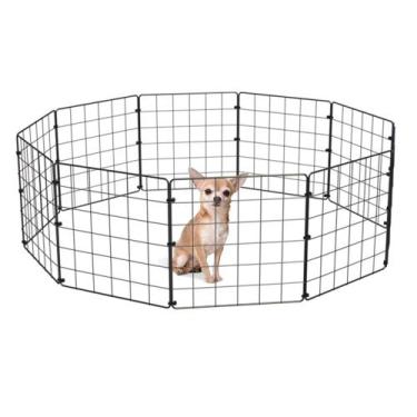 Imagem de Cercado Móvel Cachorro Gato Pequeno Porte Porquinho da Índia 10 Telas 