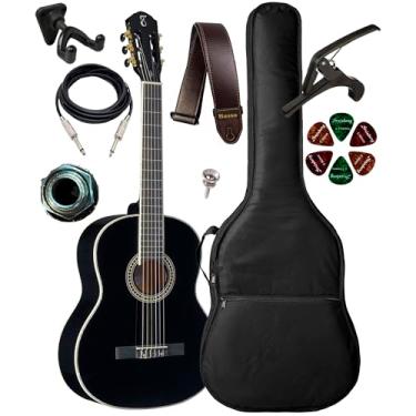 Imagem de Violão Eletroacústico Paraty Tagima + Capa Luxo, Suporte Ibox SPF E Acessórios (BKS)