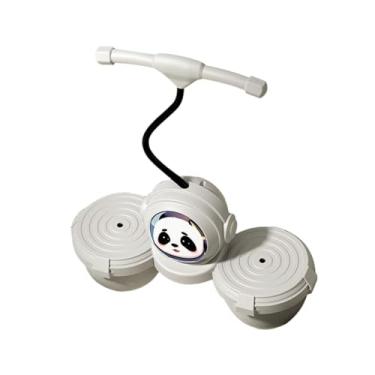 Imagem de Colaxi Pogo Ball com Alça - Brinquedo de Pular com Forte - Presente de Aniversário - Poste de Exercícios para Meninos e Meninas - Ideal para Jogos, Branco