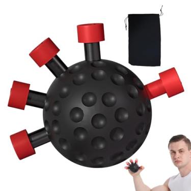 Imagem de Treinador de Força de Preensão,Bola Ergonómica Portátil Para Aperto De Mão - Bola De Exercício Para Fortalecimento Muscular | Para Atletas Músicos Ginásio Guitarra Ténis Escalada