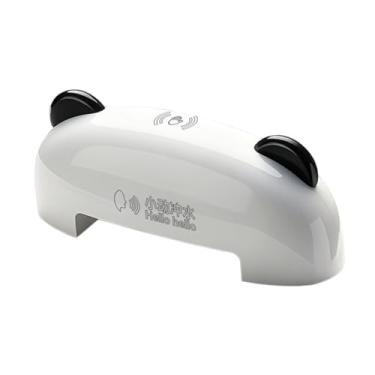 Imagem de Generic Kit de descarga automática para vaso sanitário ativado por voz, à prova d'água, universal, branco, para uso doméstico, recarregável, tipo C,