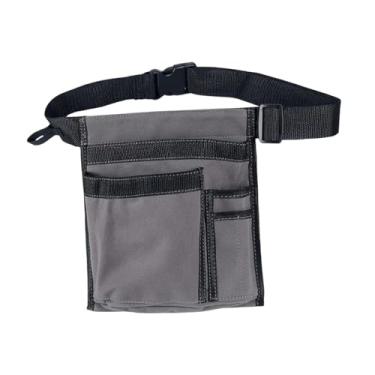 Imagem de Generic Bolsa de cintura para ferramentas, bolsa para marcenaria, presente, cinza, mochila utilitária para homens e mulheres, carpinteiros