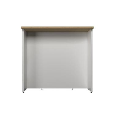 Imagem de Bancada Ilha Cozinha Ph 3068 évora 120cm Branco-carvalho Nature - Herval