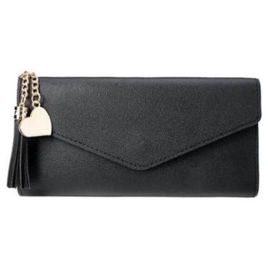 Imagem de Carteira Feminina Macia e Lisa com Chaveiro-Feminino