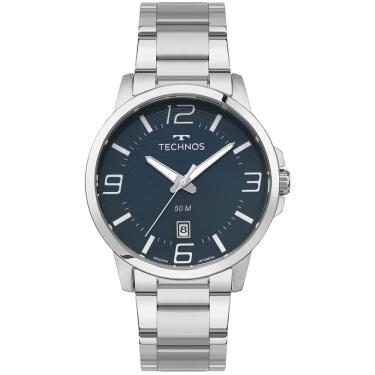 Imagem de Relógio Technos Masculino Racer Basico Prata - 2315lba-1a