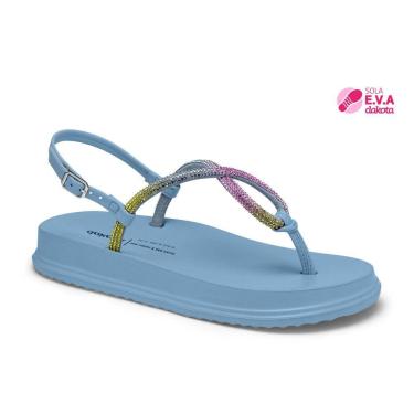Imagem de Sandalia com brilho de strass colorida Dakota Y6241 - Feminino