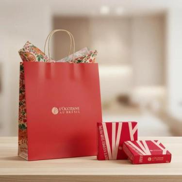 Imagem de Kit Loccitane 2 Sabonetes Perfumados 75g cada + Sacola Presente - Mais