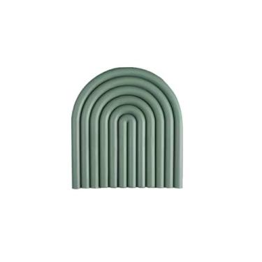 Imagem de Jogo americano que evita deslizamento, almofada de copo com isolamento espesso, para tigela, prato, cozinha, restaurante