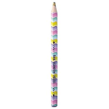 Imagem de Lápis De Cor Jumbo Arco Íris Rainbow Pastel - Grafite Colorido Cores Pastel - 1 Unidade