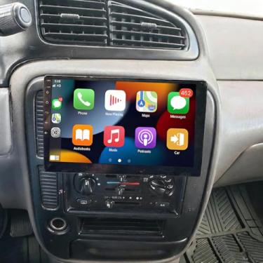 Imagem de Android 14 estéreo automotivo para Ford Windstar 1999-2003 atualização de rádio com tela sensível ao toque de 25.4 cm, rádio duplo DIN para Ford Windstar, câmera reserva de rádio veicular com carplay
